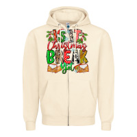 Sandshell Is It Christmas Break Yet Zipper Hoodie - CowhideDigitalArt
