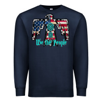 Navy we the people Premium Sweatshirt - RacoonDesign