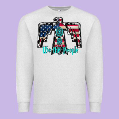 We The People Premium Sweatshirt Designed By Racoondesign