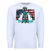 White we the people Premium Sweatshirt - RacoonDesign