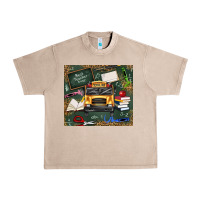 French Oak school bus back to school Urban Heavy Tee - texasbilliewilder