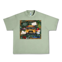 Oil Green school bus back to school Urban Heavy Tee - texasbilliewilder
