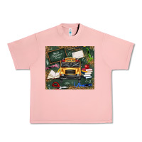 Salmon school bus back to school Urban Heavy Tee - texasbilliewilder
