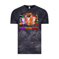 Cloud Black happy hallothanksmas goats Vintage Tee - texasbilliewilder