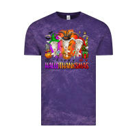 Cloud Purple happy hallothanksmas goats Vintage Tee - texasbilliewilder