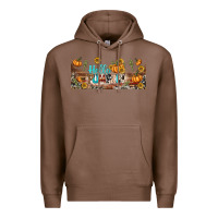 Chestnut hello pumpkin libbey glass Premium Hoodie - BundleAndBundleShop