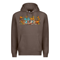 Coffee hello pumpkin libbey glass Premium Hoodie - BundleAndBundleShop