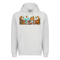 Dove Grey hello pumpkin libbey glass Premium Hoodie - BundleAndBundleShop