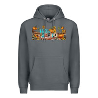 Rock hello pumpkin libbey glass Premium Hoodie - BundleAndBundleShop