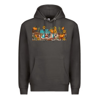 Smoke hello pumpkin libbey glass Premium Hoodie - BundleAndBundleShop