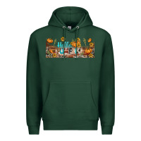 Sports Green hello pumpkin libbey glass Premium Hoodie - BundleAndBundleShop