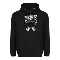 Black soccer mom Heavyweight Hoodie - RacoonDesign