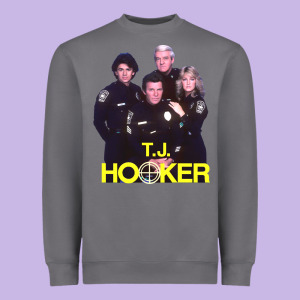 T. J. Hooker Heavyweight Sweatshirt Designed By Lanvoart