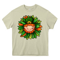 Mossy St. Patricks Sunflower With Dwarf Heavy Core Tee - BundleAndBundleShop