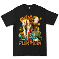 Black Hey There Pumpkin Fall Premium Tee - LillyAllenDesigns
