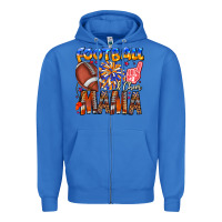 True Royal football mama Zipper Hoodie - CowhideDigitalArt
