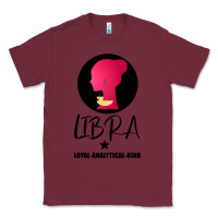 Burgundy Libra Zodiac Sign Horoscope Birth Gift Girl Classic Tee - Bettercallsaul