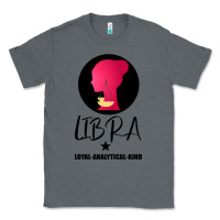Charcoal Heather Libra Zodiac Sign Horoscope Birth Gift Girl Classic Tee - Bettercallsaul