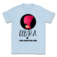 Dusty Blue Libra Zodiac Sign Horoscope Birth Gift Girl Classic Tee - Bettercallsaul