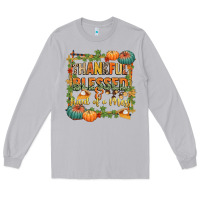 Moon Dust thankful blessed and kind of a mess Long Sleeve Tee - CowGirlArtShop