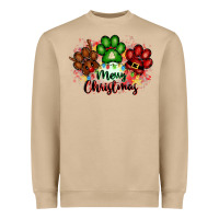 Merry Christmas Paws Heavyweight Sweatshirt | Teevron