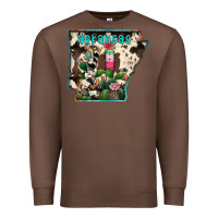 Chestnut arkansas map Premium Sweatshirt - RacoonDesign