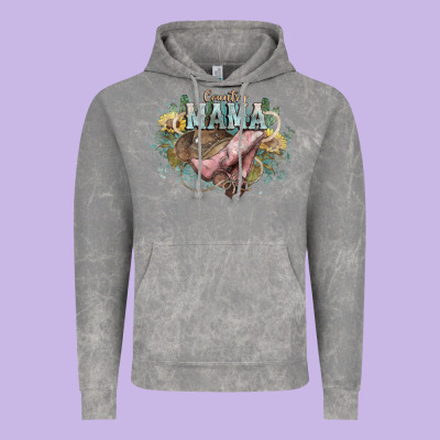 Country Mama Vintage Hoodie Designed By Howdyjamesfarm