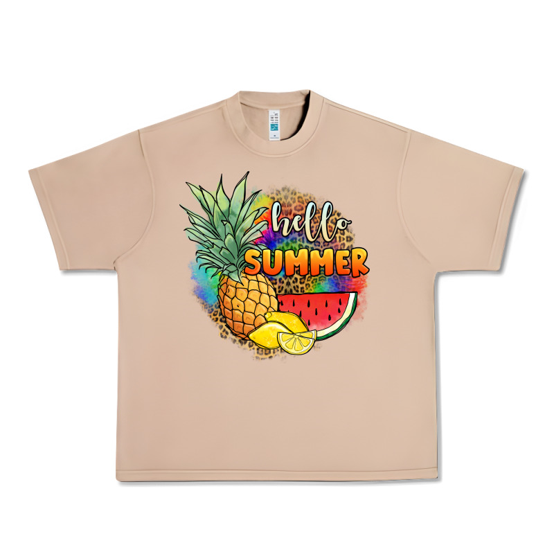 Hello Summer Pineapple Urban Heavy Tee by JahusDesignShop | Teevron