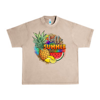 French Oak hello summer pineapple Urban Heavy Tee - JahusDesignShop