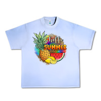 Grape Ice hello summer pineapple Urban Heavy Tee - JahusDesignShop