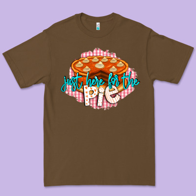 Just Here For The Pie Premium Tee Designed By Lillyallendesigns