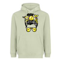 Matcha softball mom Heavyweight Hoodie - RacoonDesign
