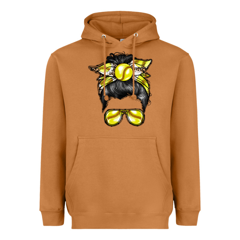 Softball Mom Heavyweight Hoodie by RacoonDesign | Teevron