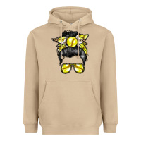 Mushroom softball mom Heavyweight Hoodie - RacoonDesign