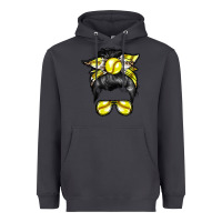Smoke softball mom Heavyweight Hoodie - RacoonDesign