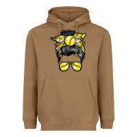 Toasted Coconut softball mom Heavyweight Hoodie - RacoonDesign
