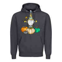 Smoke Happy Fall Zipper Hoodie - CowhideDigitalArt
