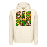 Tofu St. Patrick's Day Horse With Horseshoes Seamless Premium Hoodie - FaDigitalArtStudio