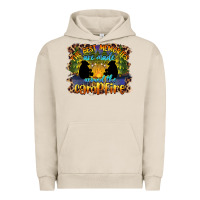 Pigment French Oak the best memories are made around the campfire camping Urban Hoodie - BarkalooDesign