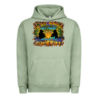 Pigment Oil Green the best memories are made around the campfire camping Urban Hoodie - BarkalooDesign