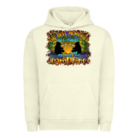 Pigment Pistachio the best memories are made around the campfire camping Urban Hoodie - BarkalooDesign
