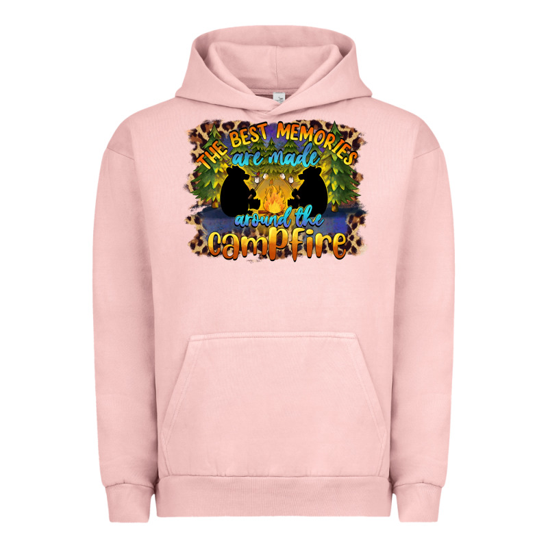 The Best Memories Are Made Around The Campfire Camping Urban Hoodie by BarkalooDesign | Teevron