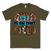 Army Green my heart is on that field football Classic Tee - RanaPortraitStore