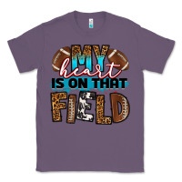Lavender my heart is on that field football Classic Tee - RanaPortraitStore