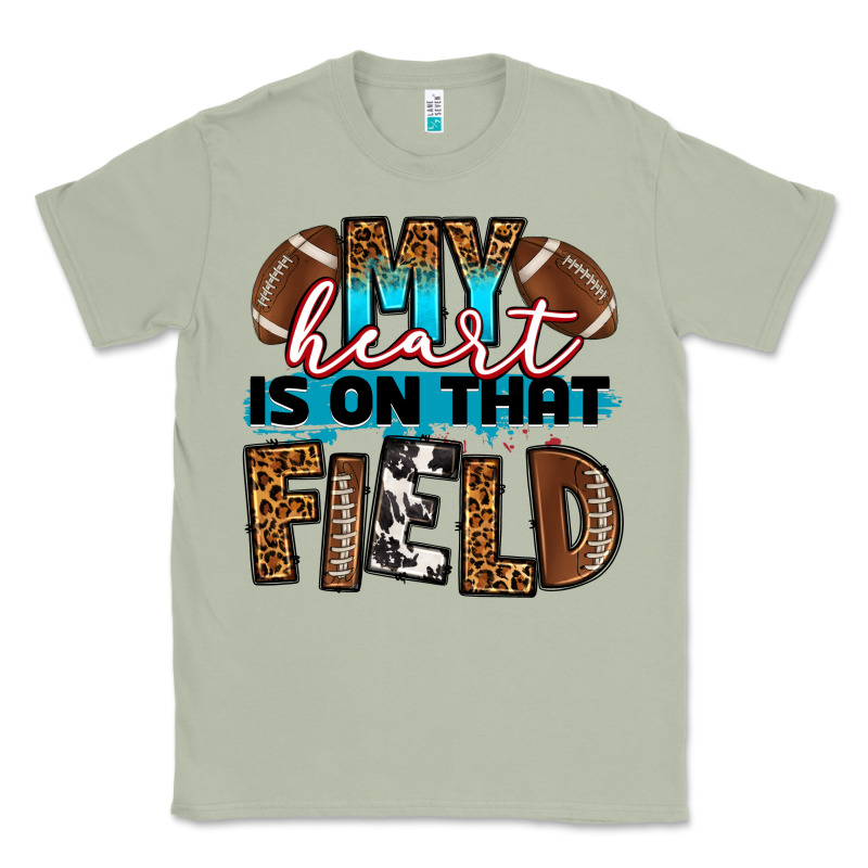 My Heart Is On That Field Football Classic Tee by RanaPortraitStore | Teevron
