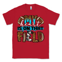 Red my heart is on that field football Classic Tee - RanaPortraitStore
