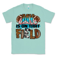 Seafoam my heart is on that field football Classic Tee - RanaPortraitStore