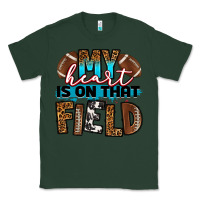 Sports Green my heart is on that field football Classic Tee - RanaPortraitStore