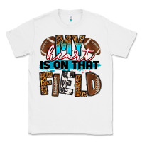 White my heart is on that field football Classic Tee - RanaPortraitStore
