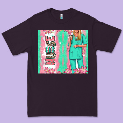 Nurse  Blonde Woman Premium Tee Designed By Ranaportraitstore